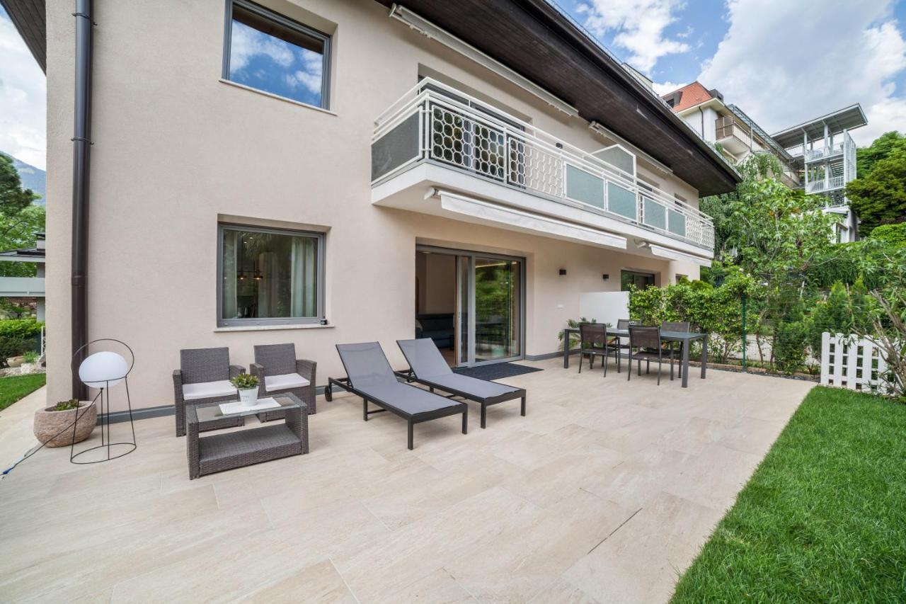Ferienwohnung Maia Garden Meran Exterior foto